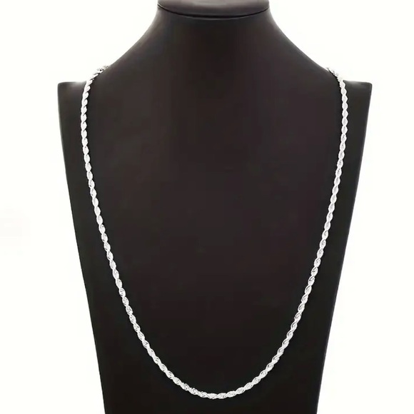 Twisted Chain and Bracelet Set - Picture 2 of 6
